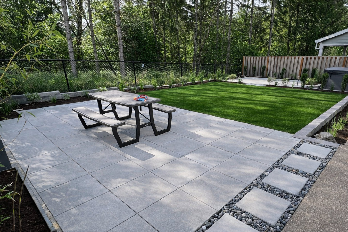 Concrete patio construction in Campbell, CA